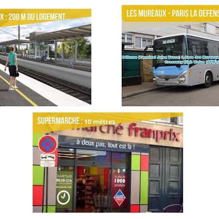 La Teranga - Wifi - Coeur De Ville - Gare Les Mureaux Exterior photo